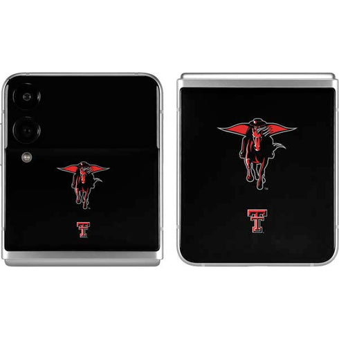 Texas Tech University Red Raiders Logo Galaxy Z Flip4 5G Skin